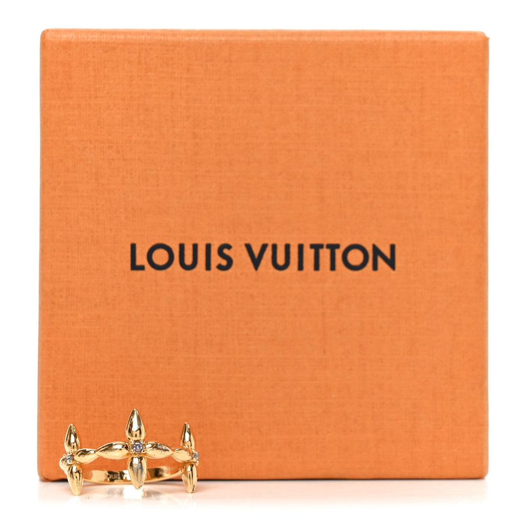 Metal Louisette Signature Ring S Gold