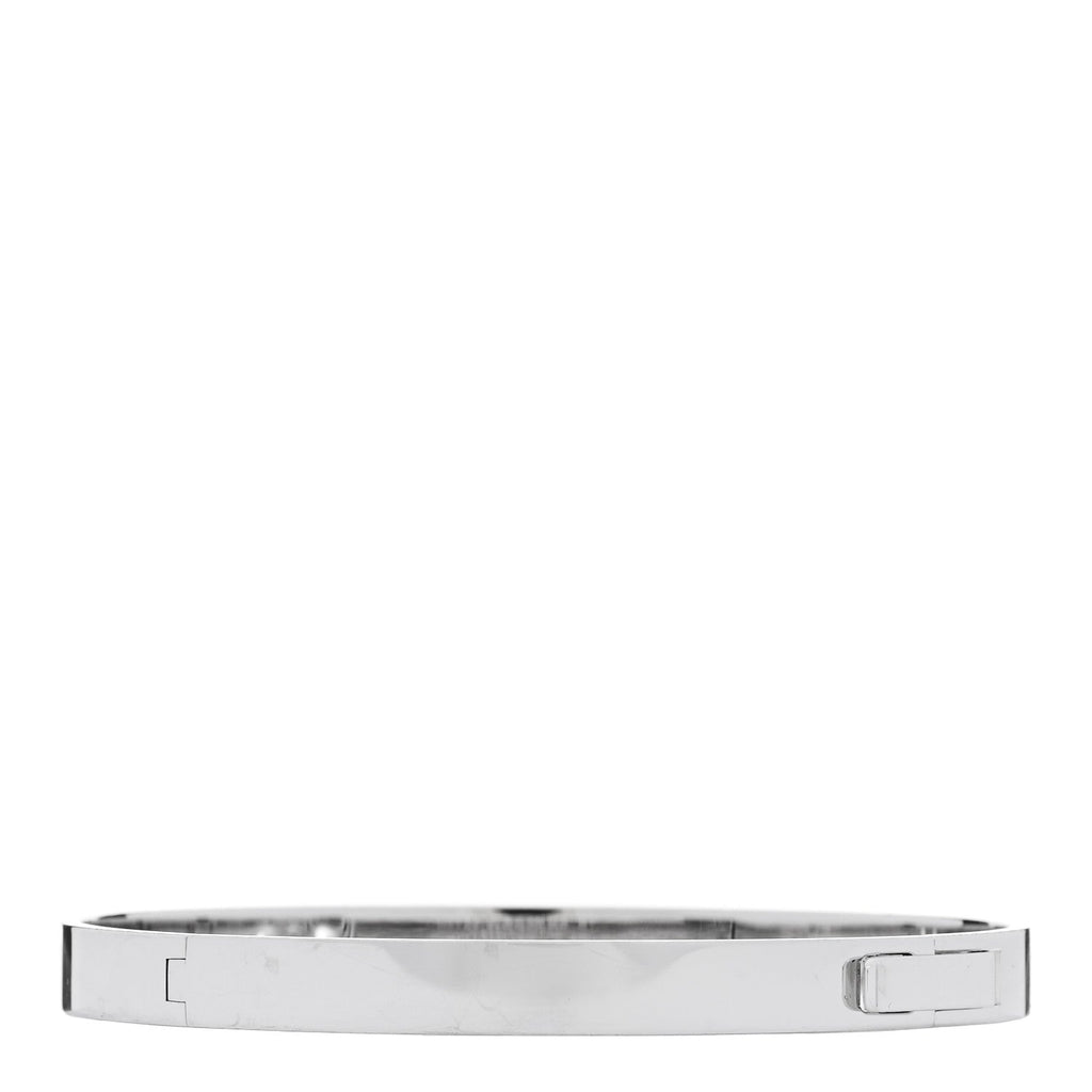 18K White Gold Diamond PM H D'Ancre Bracelet ST