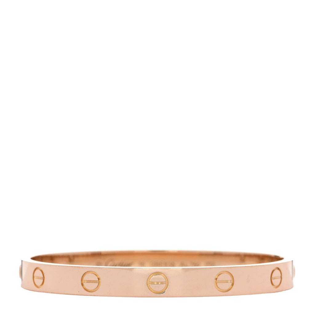 18k Pink Gold Love Bracelet 16