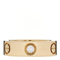 18K Pink Gold 3 Diamond 5.5mm LOVE Ring 50 5.25