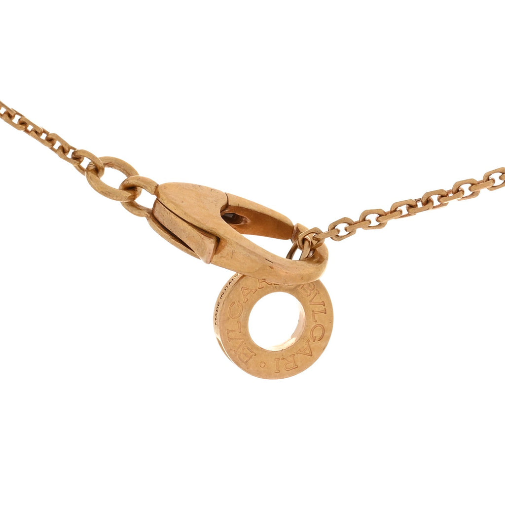 18K Yellow Gold Diamond Mother of Pearl Small Divas' Dream Pendant Necklace