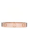 18K Pink Gold 3.5mm LOVE Wedding Band Ring 60 9.25