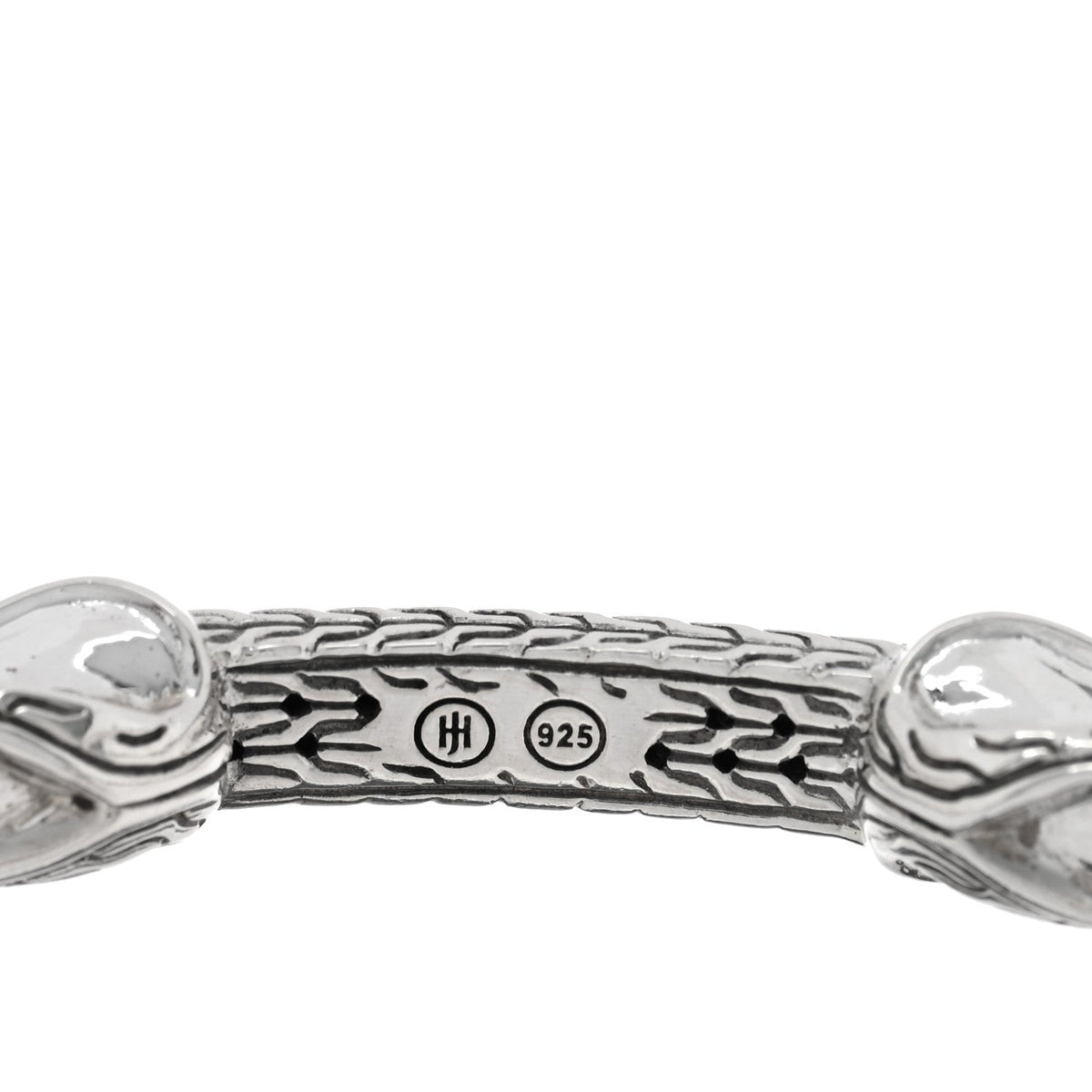 Sterling Silver Diamond Asli Classic Chain Link ID Bracelet