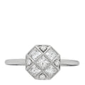 Platinum Diamond Mosaic Ring 51 5.75