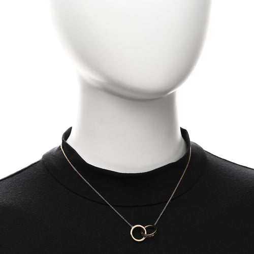 18K Rose Gold 1837 Interlocking Circles Pendant Necklace