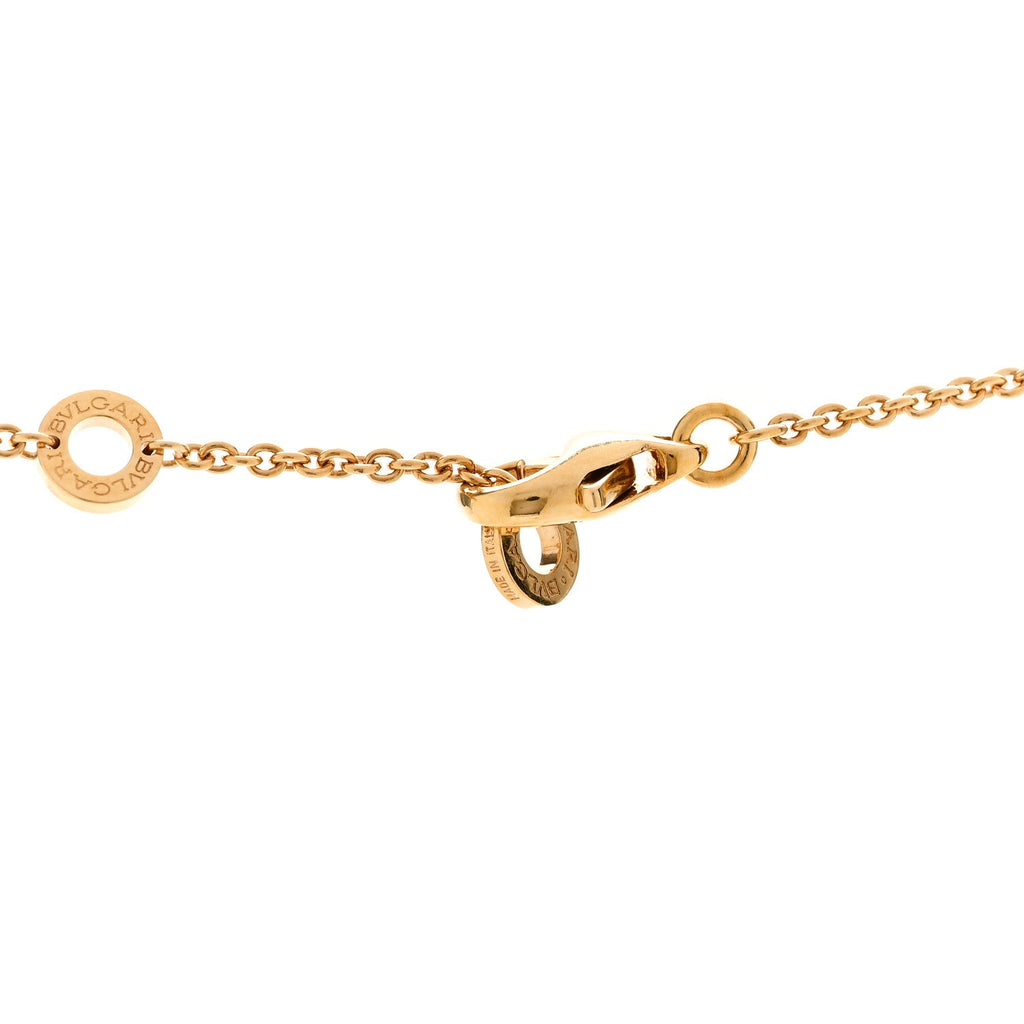 18K Yellow Gold Diamond Multi-Gemstone B.Zero Lavallier Necklace