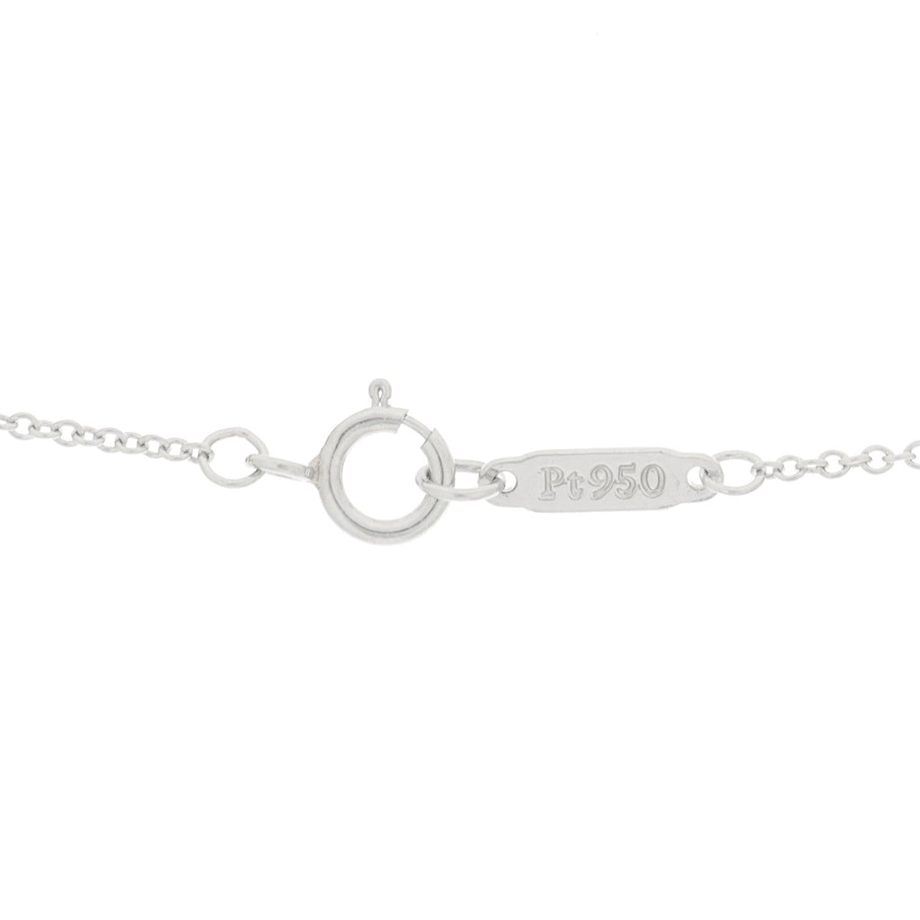 Platinum Diamond .33ct Solitaire Pendant Necklace