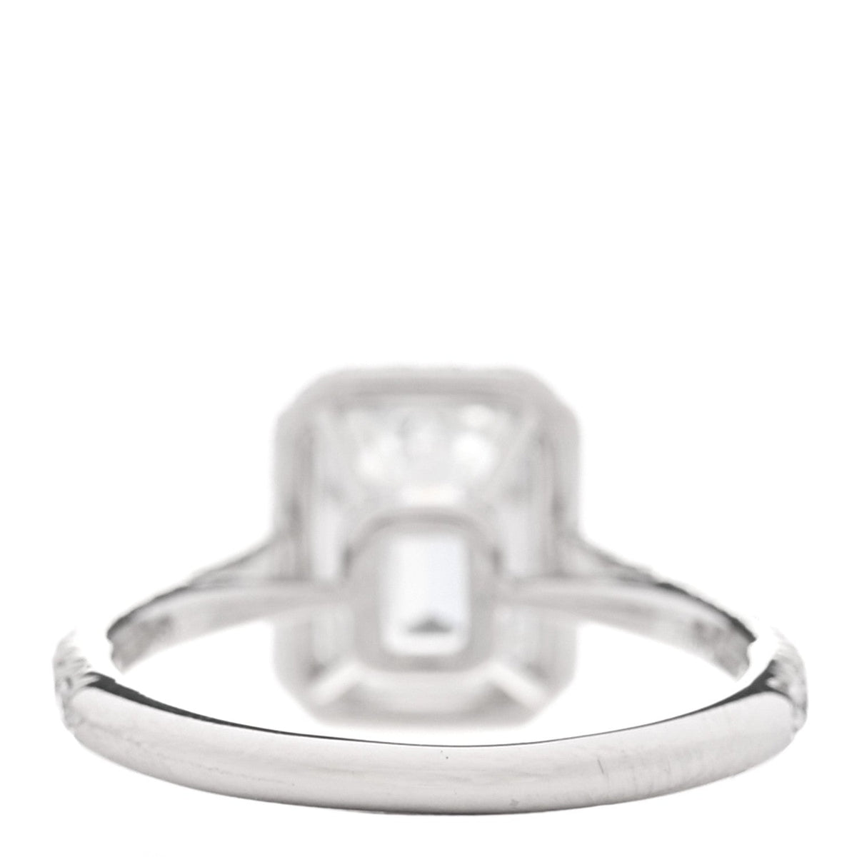 Platinum Diamond 1.63ct Soleste Emerald Cut Ring 47 4