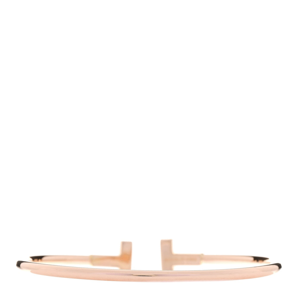 18K Rose Gold T Wire Bracelet