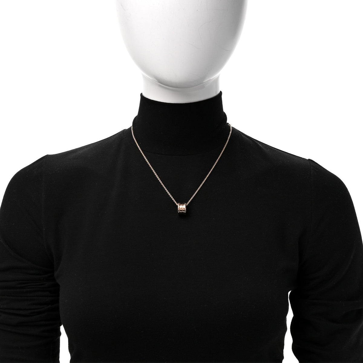 18K Rose Gold B.Zero1 Pendant Necklace
