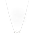 Sterling Silver Mini Infinity Pendant Necklace