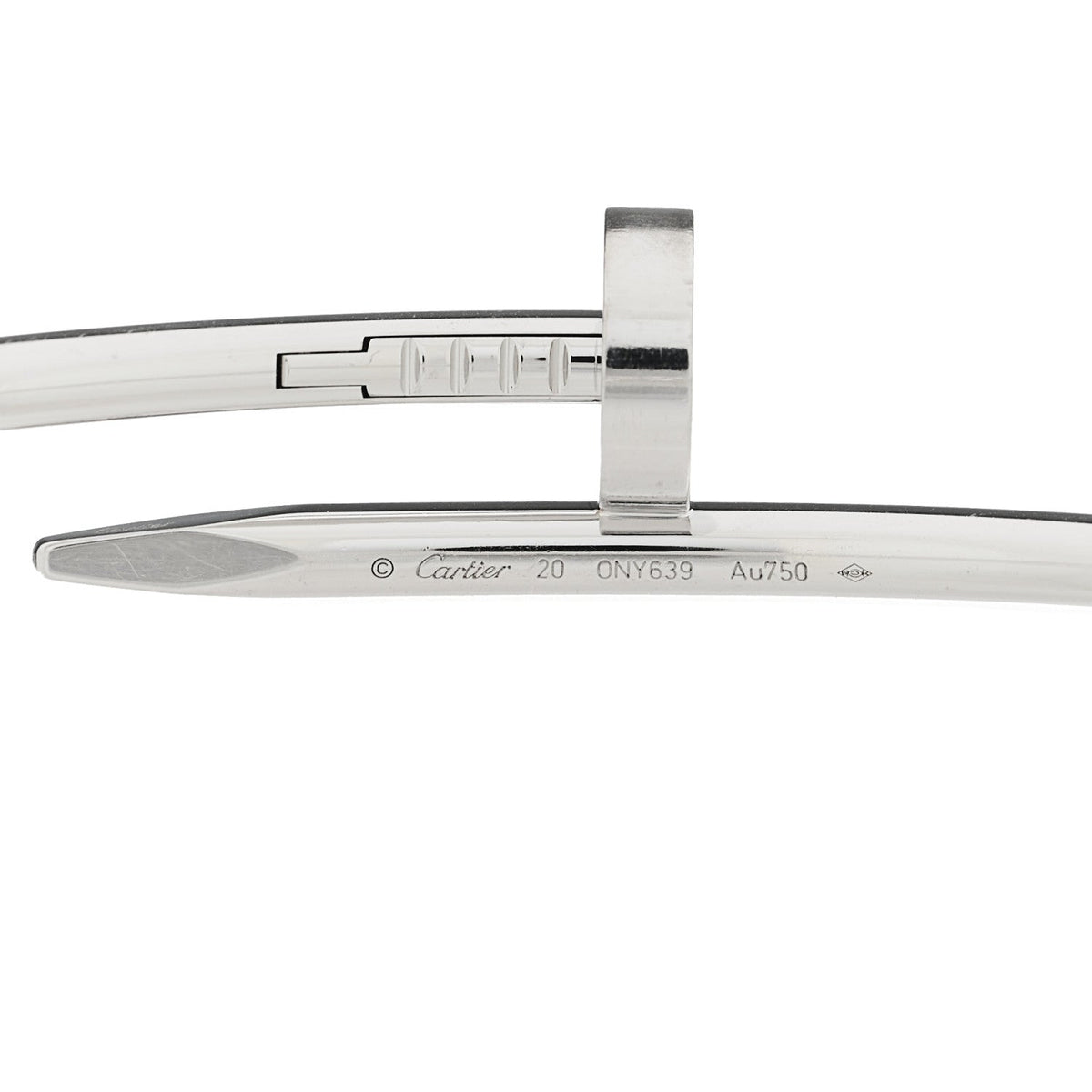 18K White Gold Juste Un Clou Bracelet 20