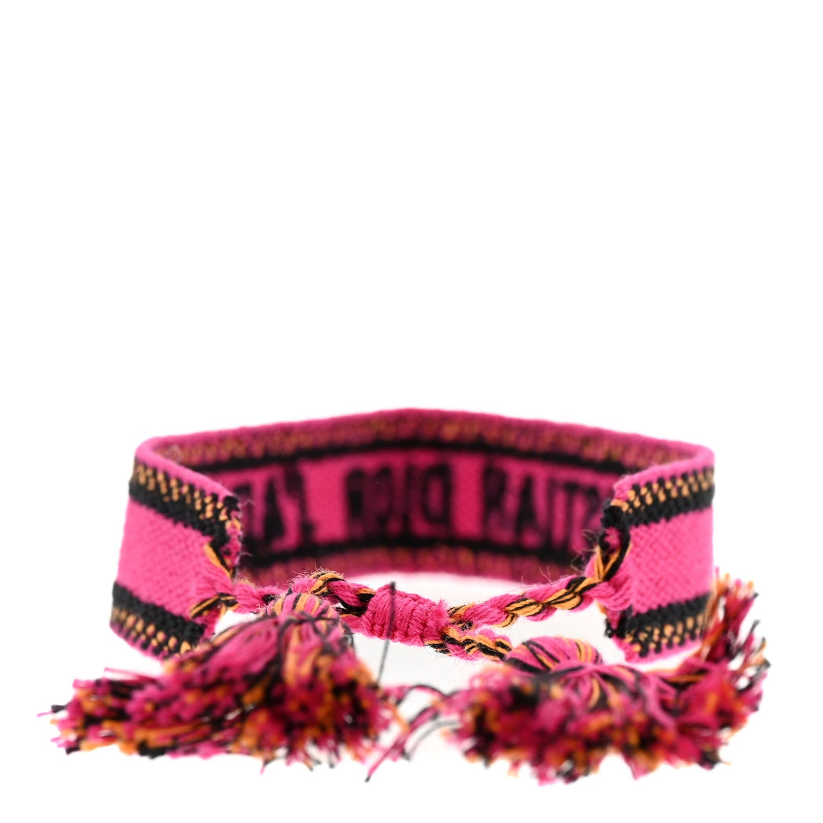 Woven Cotton J'Adior Friendship Bracelet  Pink