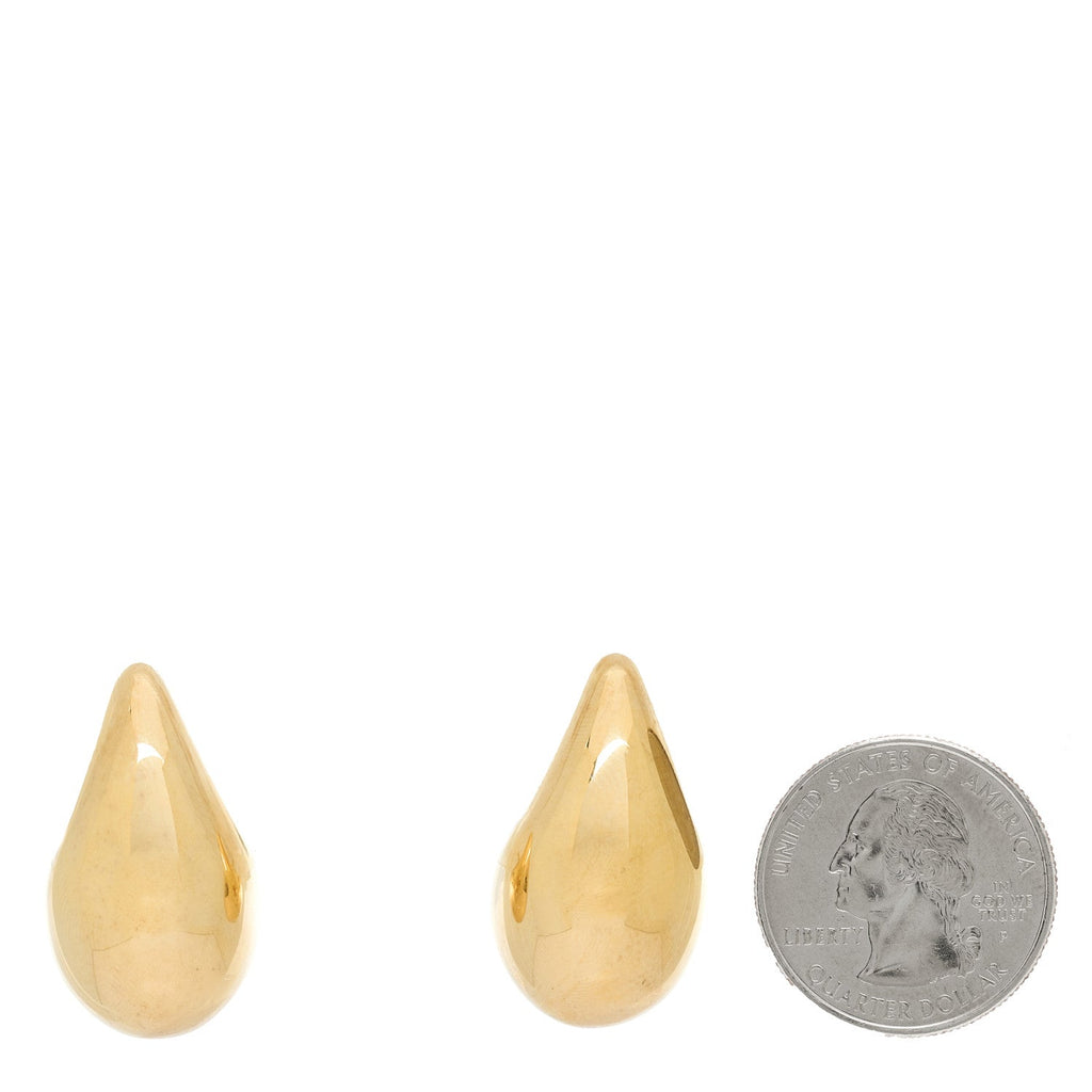 Sterling Silver Small Drop Earrings Gold