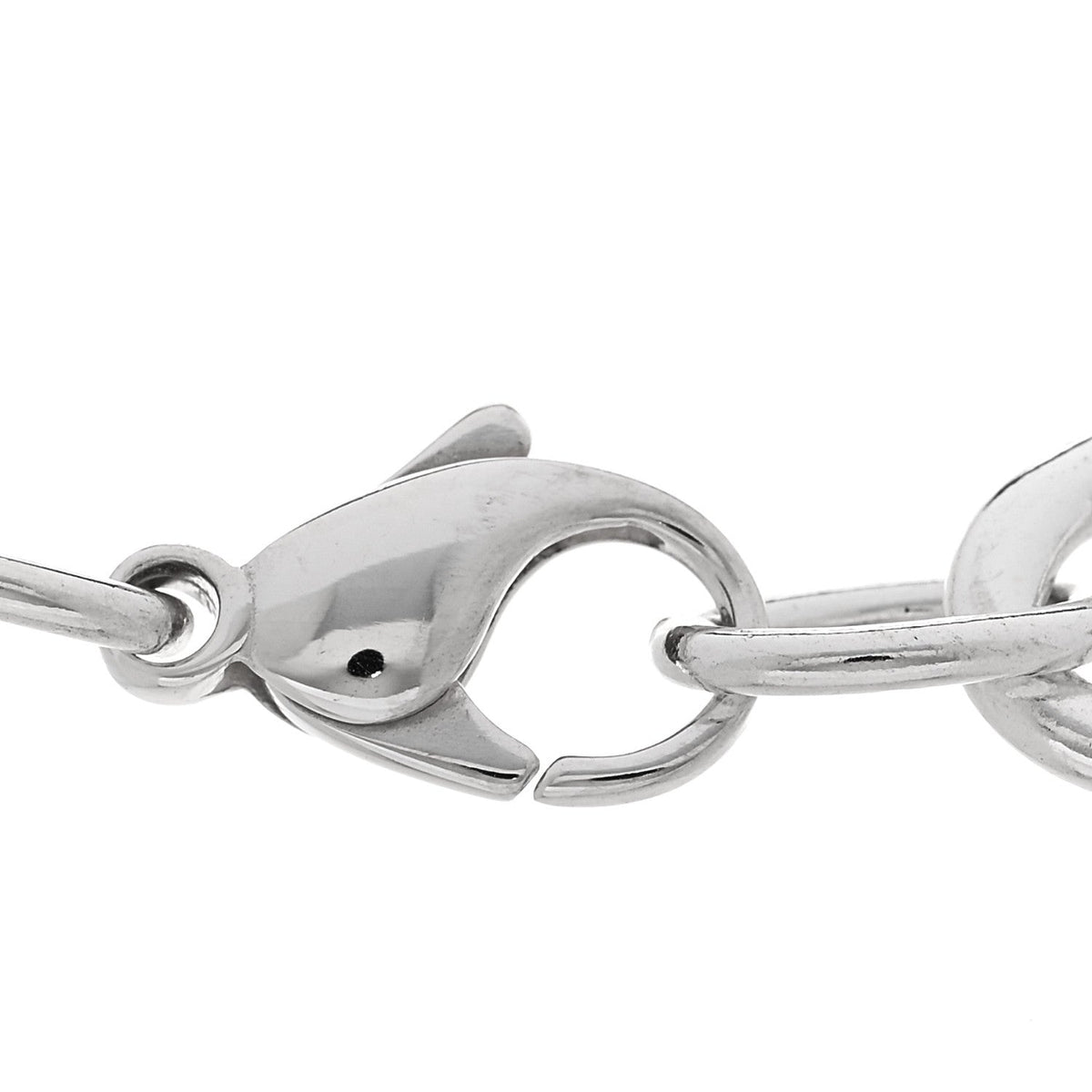 Sterling Silver Heart Tag Charm Bracelet