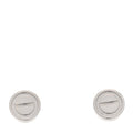 18K White Gold LOVE Earrings