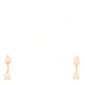 18K Yellow Gold Diamond Orbit Earrings