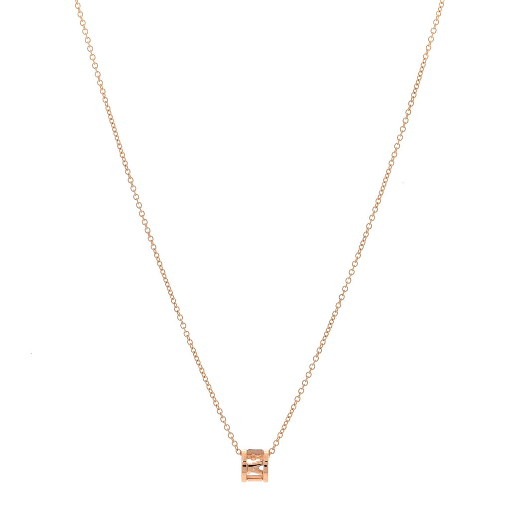 18K Rose Gold Atlas Open Pendant Necklace