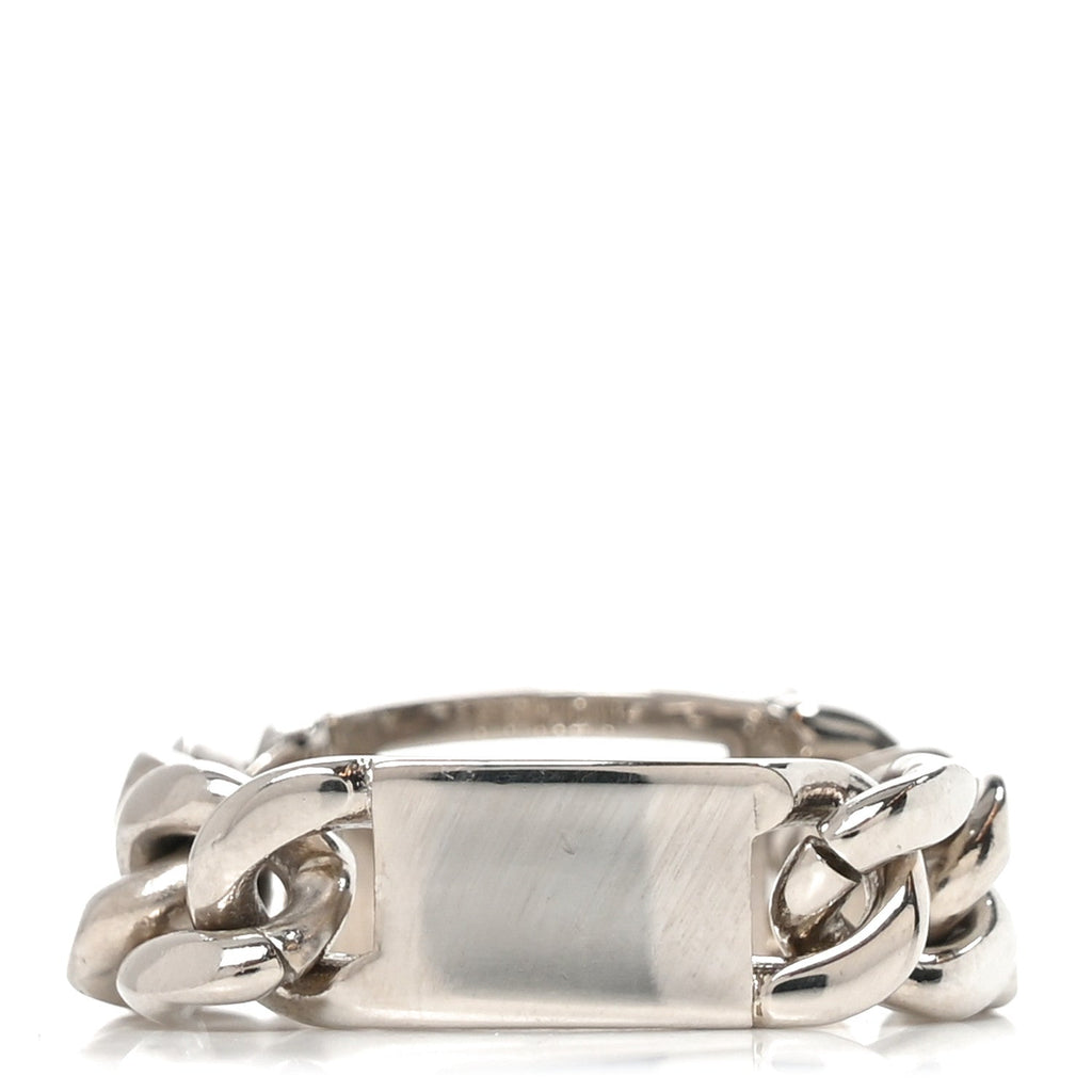 Metal FF Chain Ring S Silver