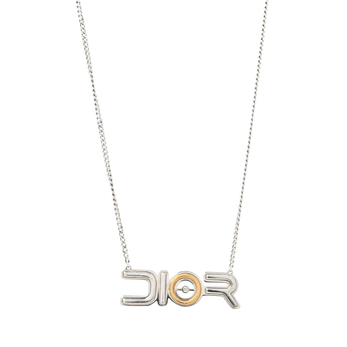 X SORAYAMA Metal Logo Necklace Silver Gold