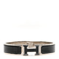 Enamel Narrow Clic Clac H Bracelet PM Black