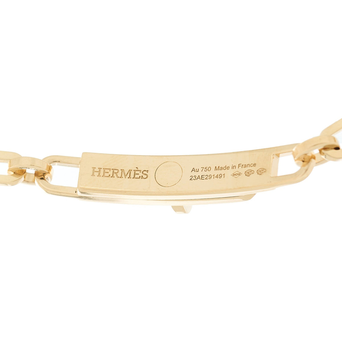 18K Yellow Gold Diamond Pave Kelly Chaine Choker Necklace