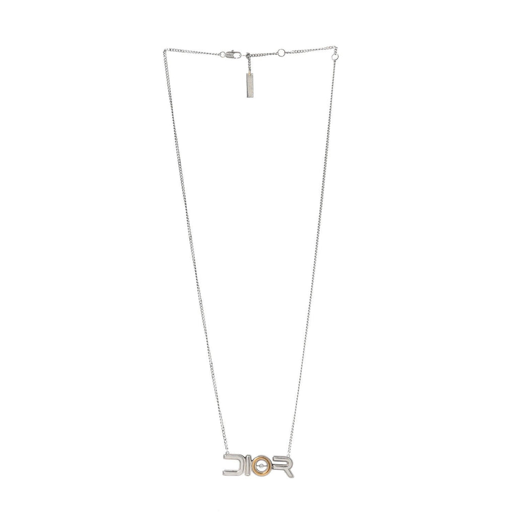 X SORAYAMA Metal Logo Necklace Silver Gold