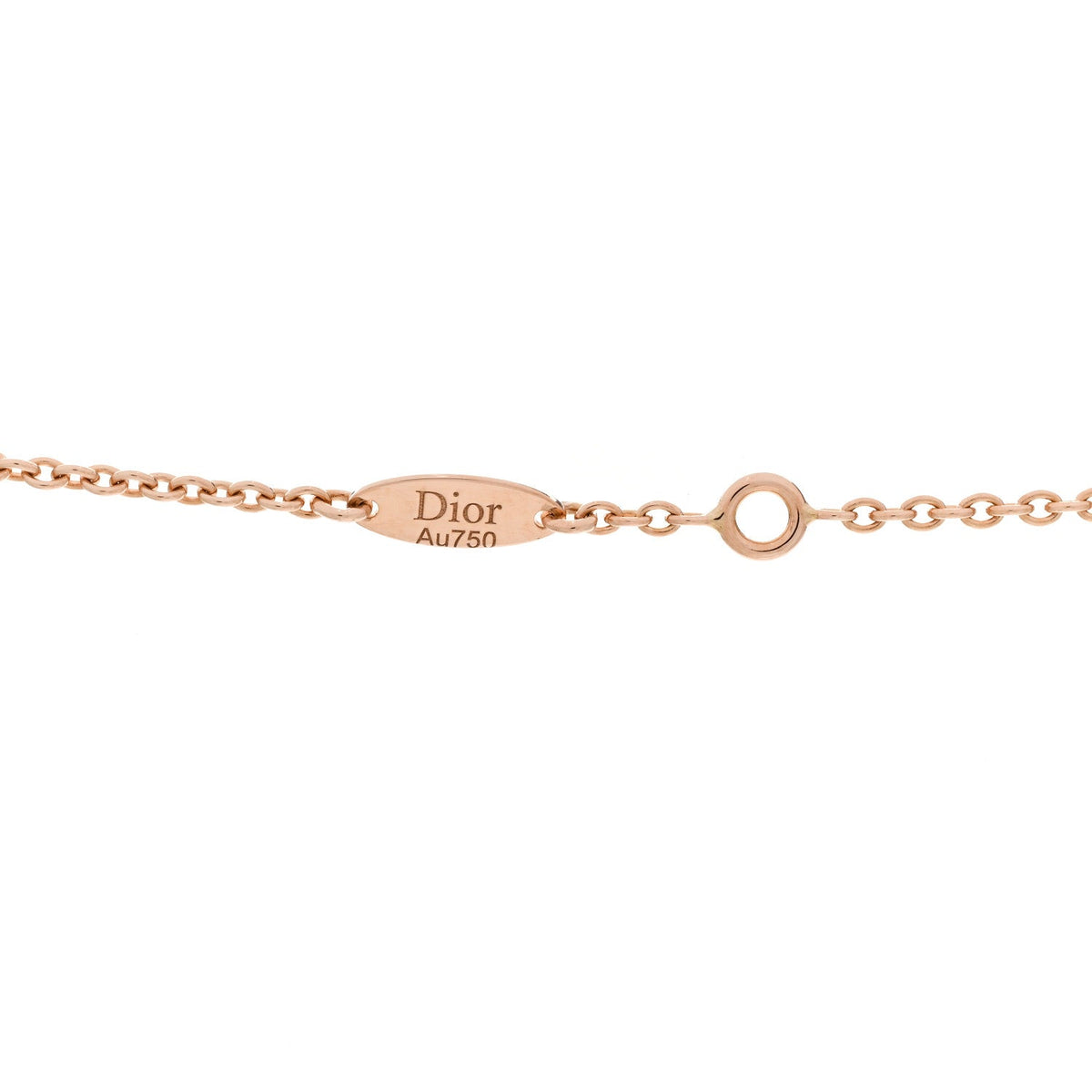 18K Rose Gold Diamond Rose Des Vents Necklace