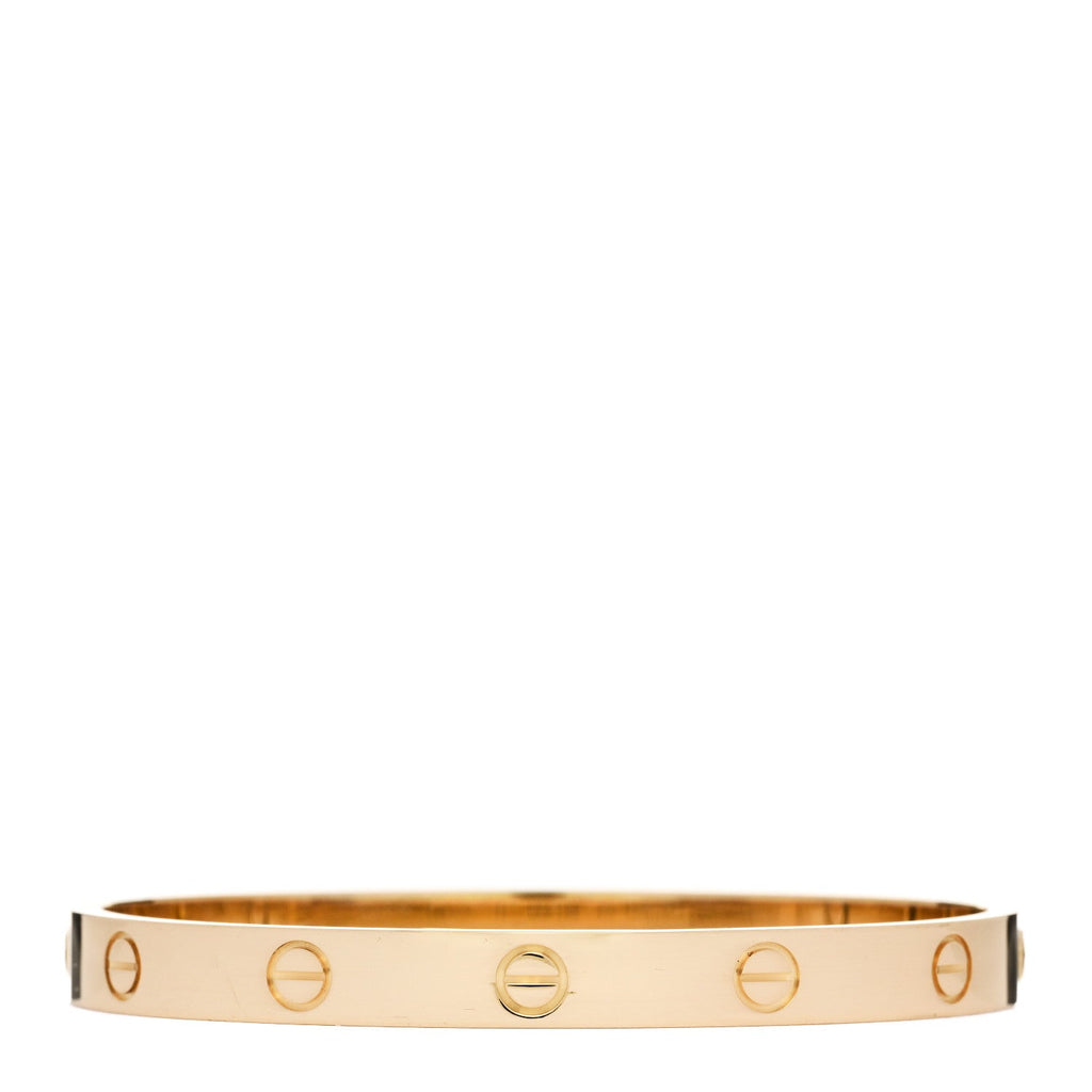 18K Yellow Gold LOVE Bracelet 17
