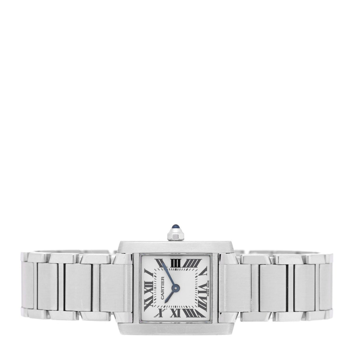 Stainless Steel 20mm Tank Francaise Quartz Watch
