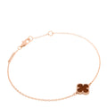 18K Rose Gold Carnelian Sweet Alhambra Bracelet