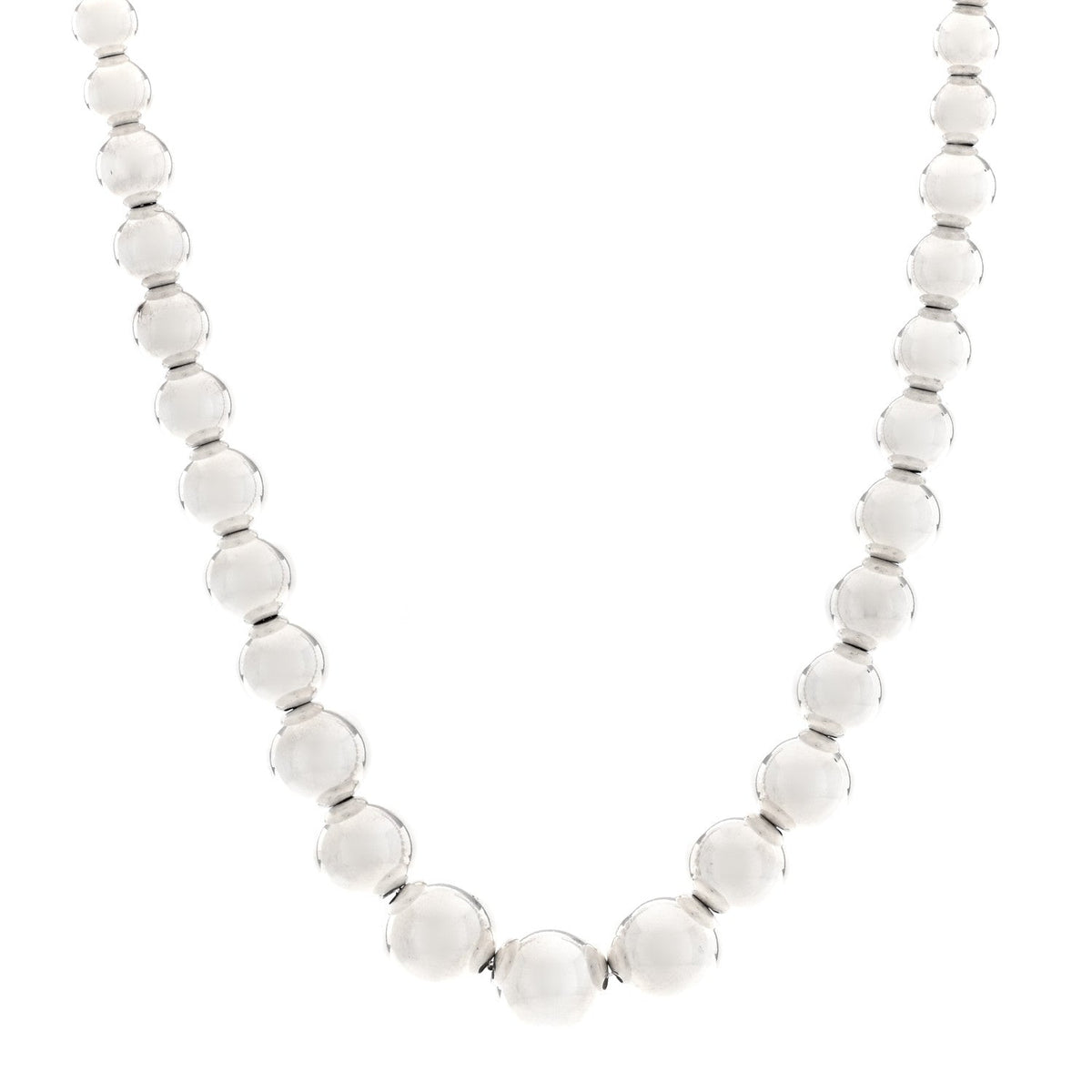 Sterling Silver 10mm Hardwear Ball Necklace