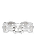 Sterling Silver PM Chaine d'Ancre Enchainee Band Ring 52 6