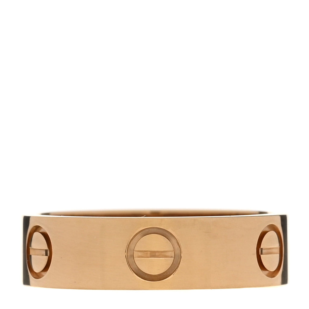 18K Yellow Gold 5.5mm LOVE Ring 55 7.25