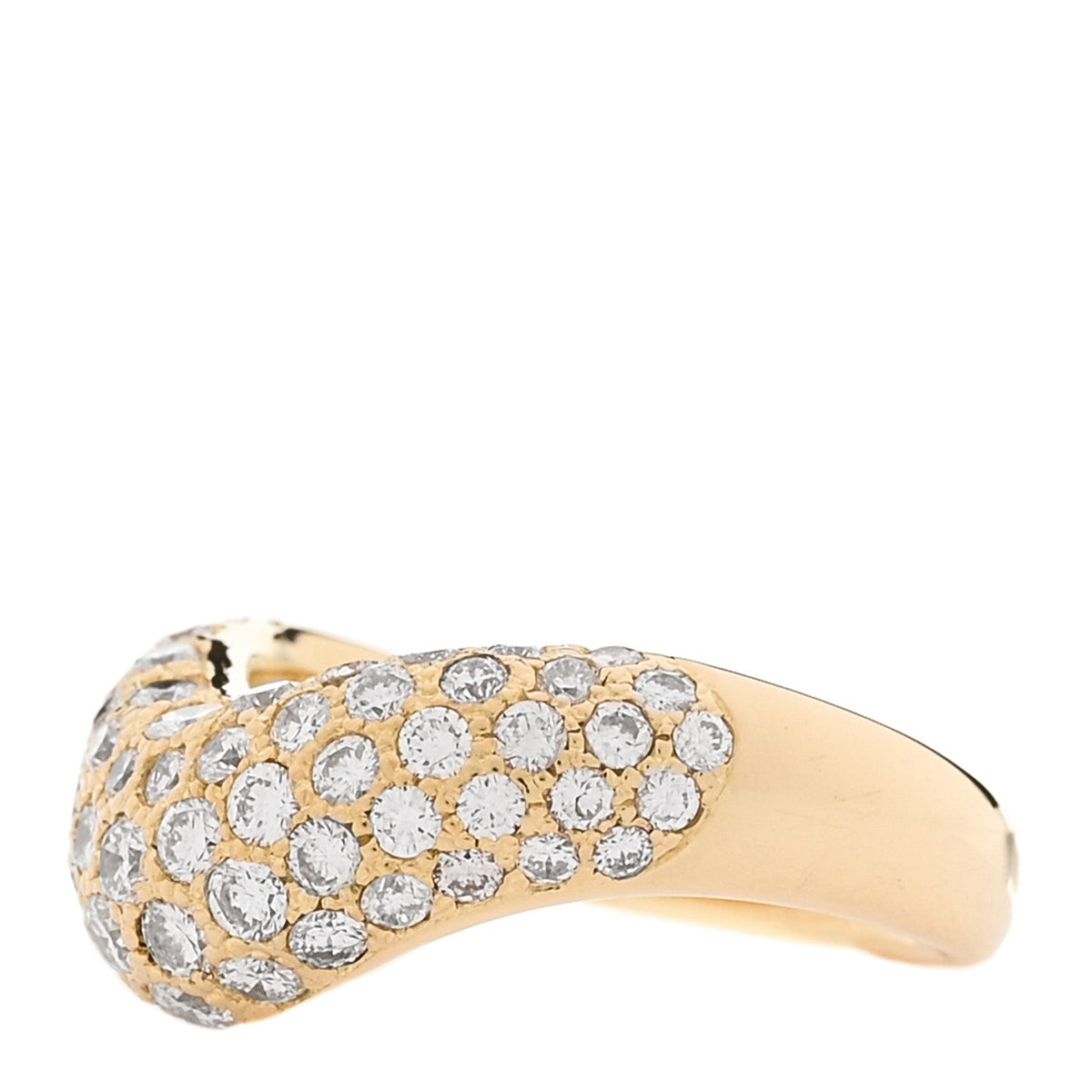 18K Yellow Gold Diamond 1.23ctw Ring 50 5.5