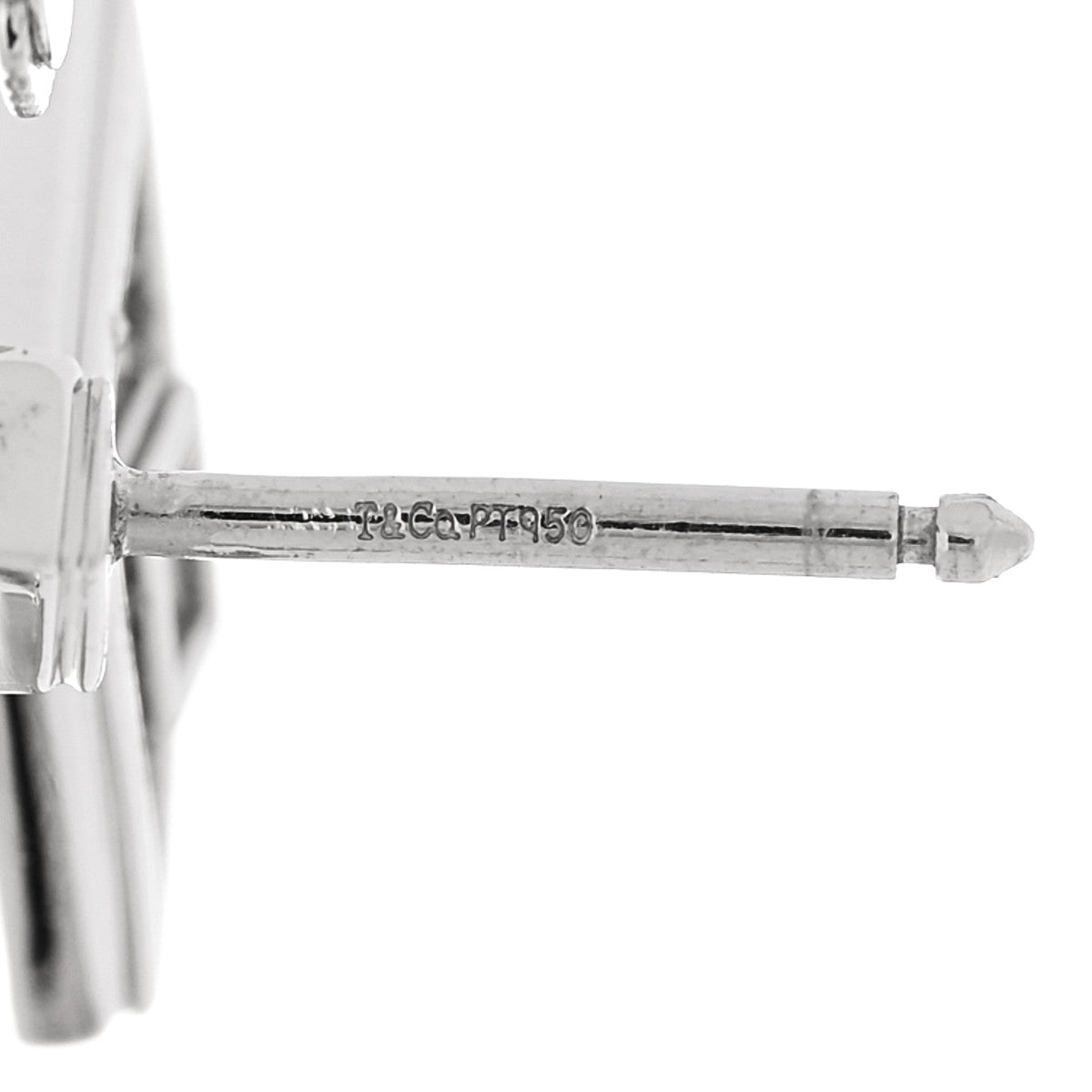 Platinum Diamond Legacy Square Open Drop Earrings