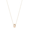 18K Rose Gold Interlocking Atlas Open Pendant Necklace