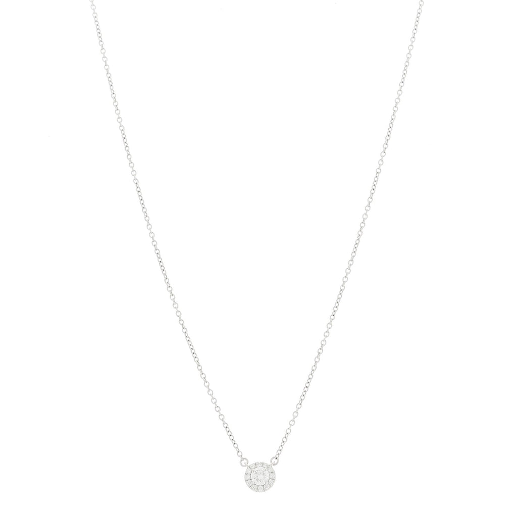 Platinum Diamond .20ctw Soleste Pendant Necklace
