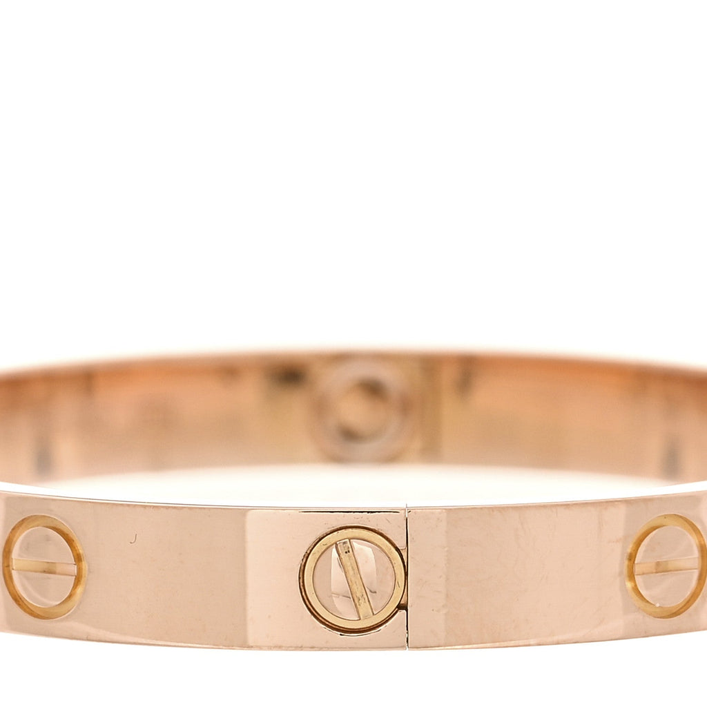 18k Pink Gold Love Bracelet 16