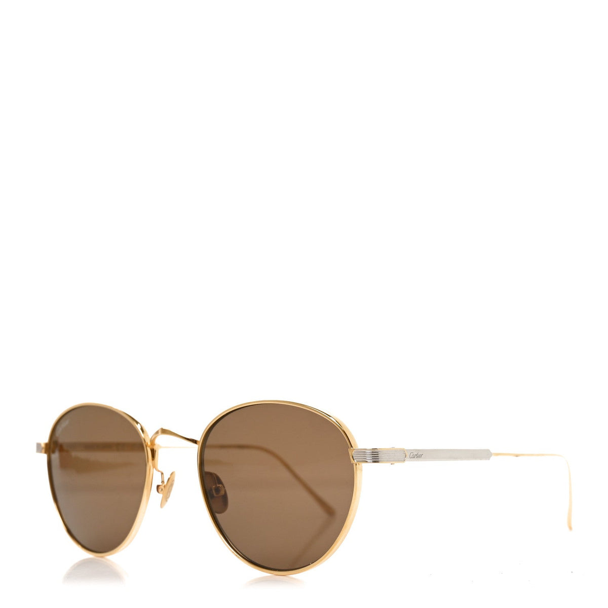 Metal Signature De Cartier Sunglasses CT0009S  Gold