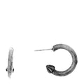 Sterling Silver Plain Hoop Earrings