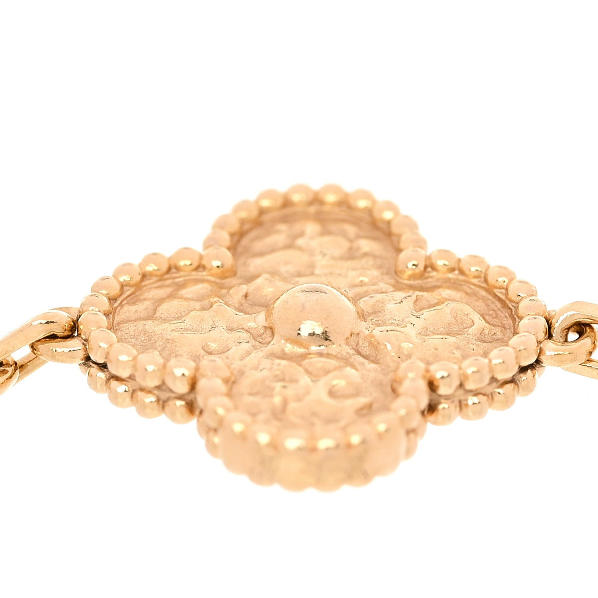 18K Yellow Gold 5 Motifs Vintage Alhambra Bracelet
