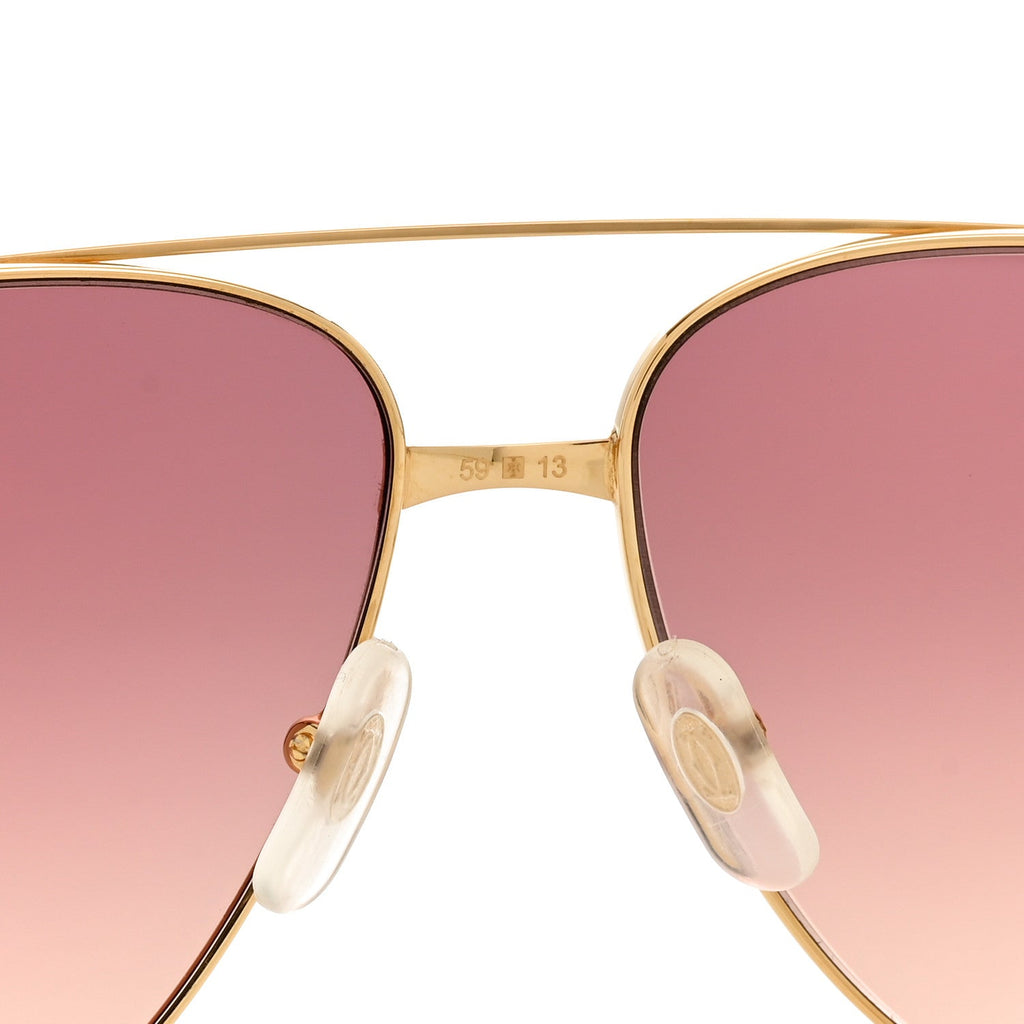 Santos Aviator Sunglasses CT0298S Gold