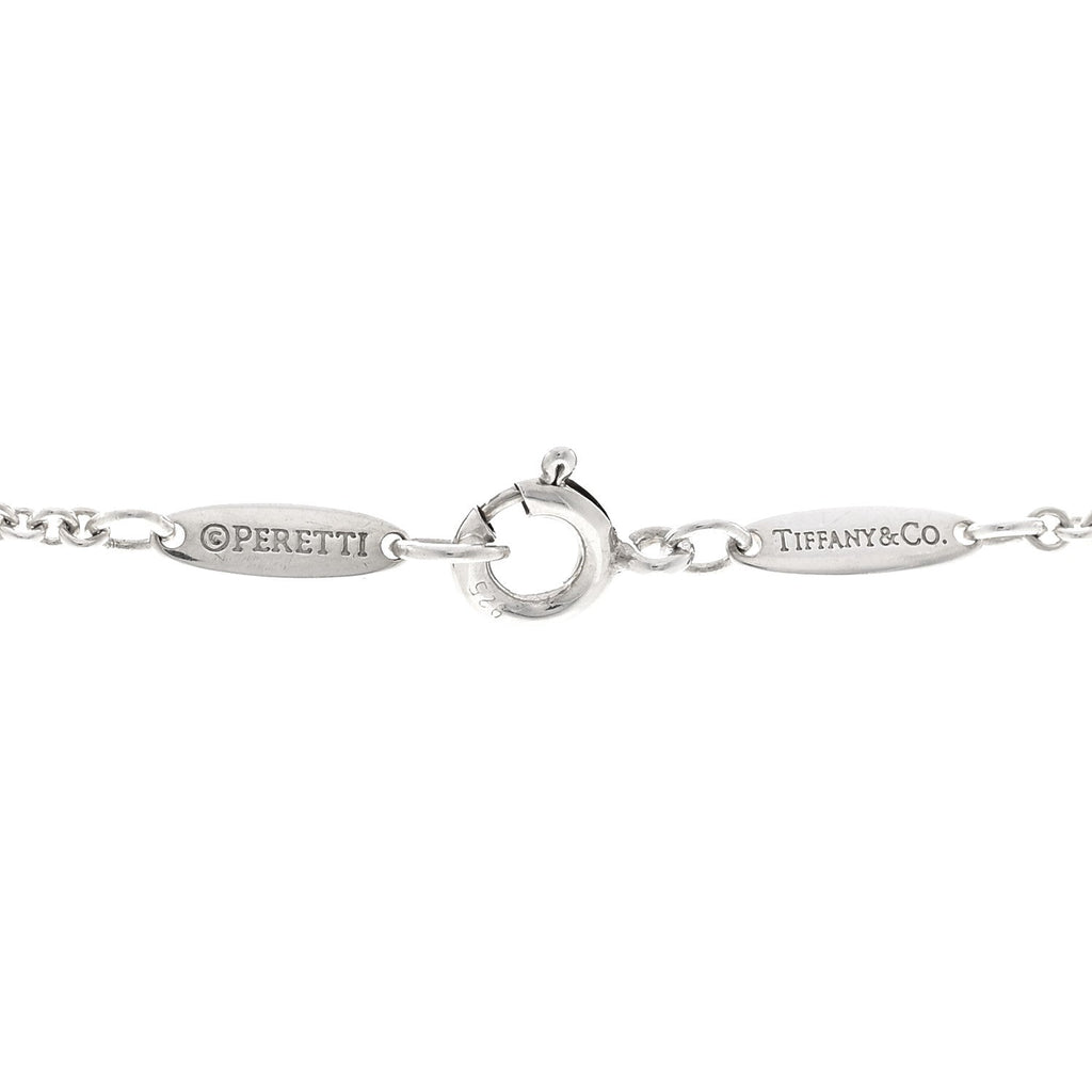 Sterling Silver Elsa Peretti Teardrops Necklace