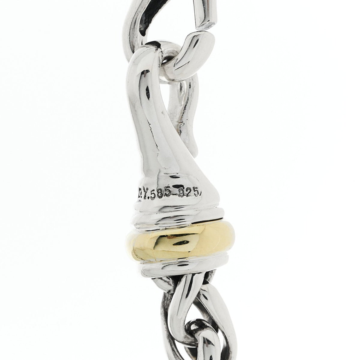 Sterling Silver 14K Yellow Gold 6mm Wheat Chain Necklace