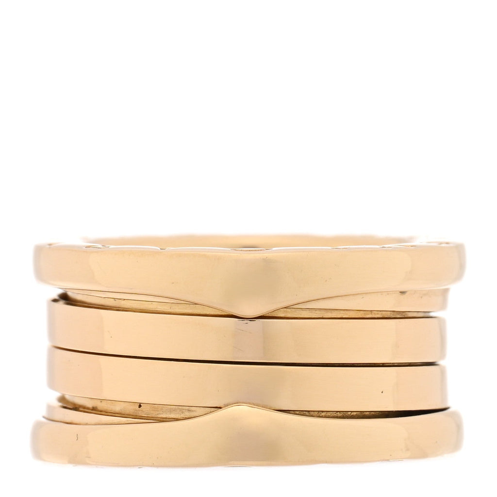 18K Yellow Gold B.Zero1 Four-Band Ring 48 4.5