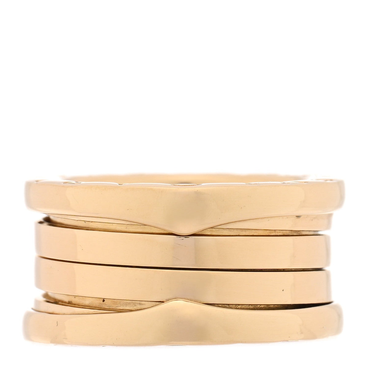 18K Yellow Gold B.Zero1 Four-Band Ring 48 4.5