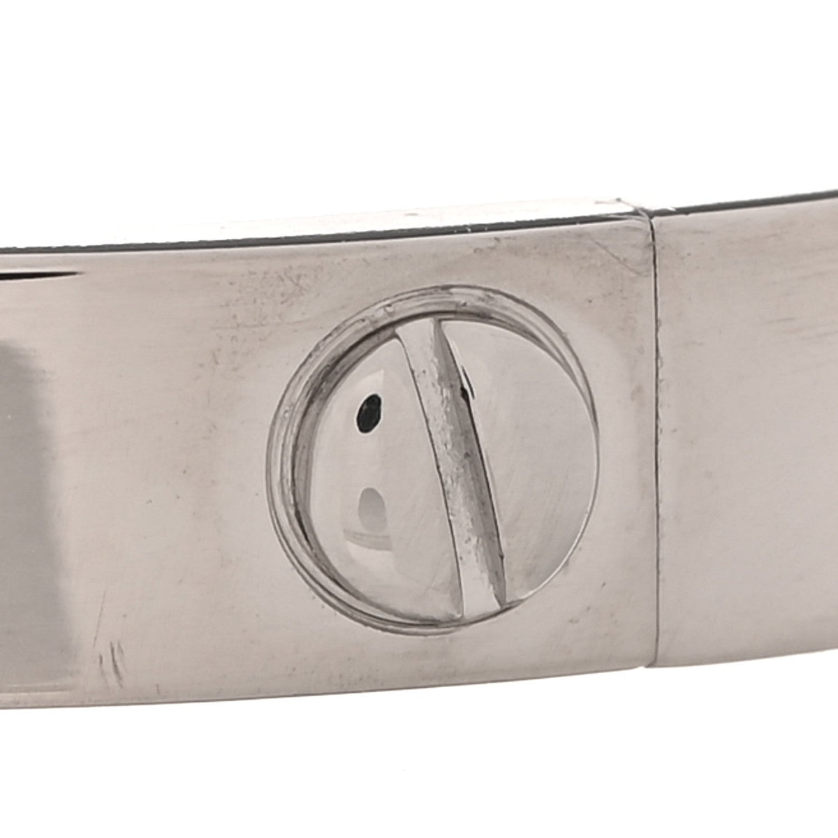 18K White Gold LOVE Bracelet 17