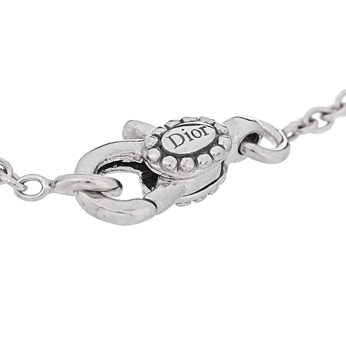 18K White Gold Diamond Mother of Pearl Rose Des Vents Bracelet