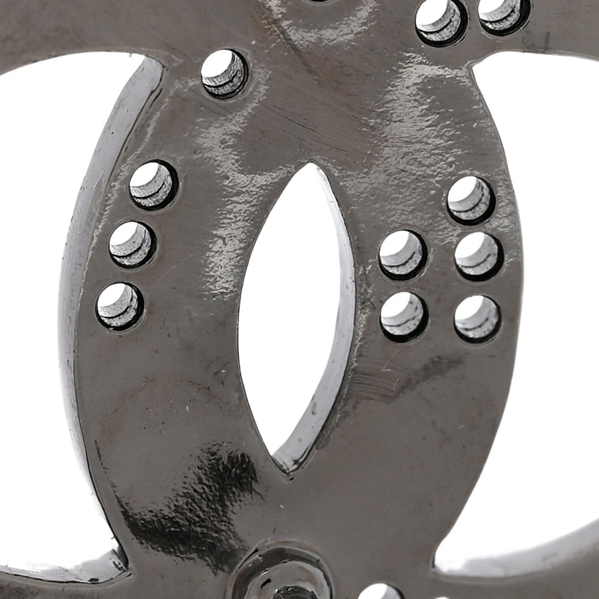 Ruthenium Crystal Star CC Earrings